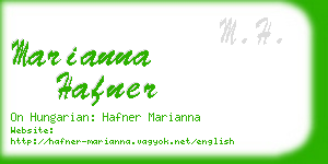 marianna hafner business card